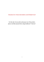 ANOTHER WAY Universe Manual