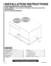 Nibe Climate Master RGED Series Installation Instructions Manual