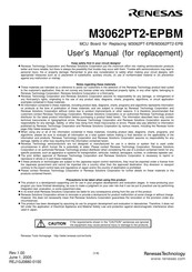 Renesas M3062PT-EPB User Manual
