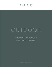 ARHAUS ADONES 70ADONESBNCH Assembly Manual