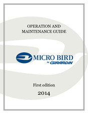Girardin Blue Bird Micro Bird 2014 Operation And Maintenance Manual