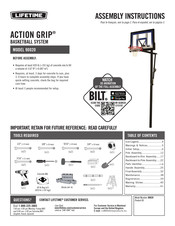 Lifetime ACTION GRIP 90020 Assembly Instructions Manual