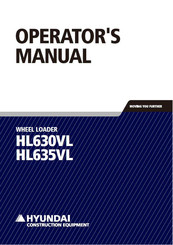 Hyundai HL635VL Operator's Manual