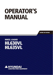 Hyundai HL630VL Operator's Manual