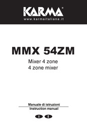 Karma MMX 54ZM Instruction Manual