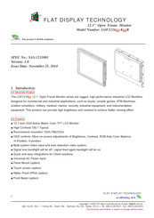 FDT : SAS-1211001 Manual