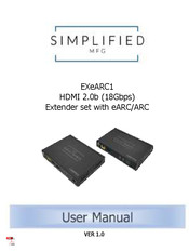 Simplified MFG EXeARC1 User Manual