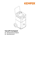 Kemper VacuFil Compact Operating Manual