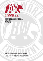 BEARWARE 20200903NB022 Manual