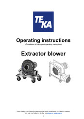 Teka 97101 Operating Instructions Manual