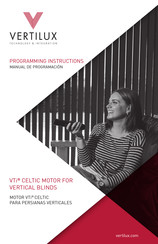 Vertilux VTi 6-710-VB-00120 Programming Instructions Manual