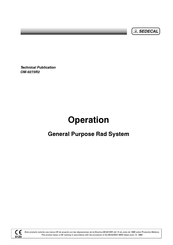 Sedecal General Purpose Rad System Operation