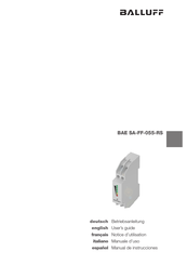 Balluff BAE SA-FF-055-RS User Manual