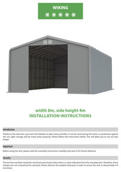 ROT SERVICE WIKING Installation Instructions Manual