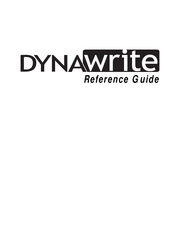 DynaVox DYNAwrite Reference Manual