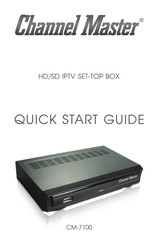 Channel Master CM-7100 Quick Start Manual