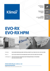 Klimor EVO-RX Operation And Maintenance Manual