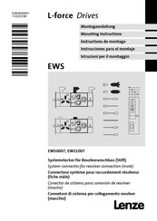 Lenze L-force EWS0007 Mounting Instructions
