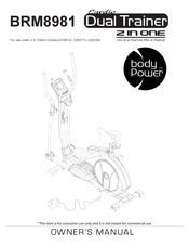 body Power BRM8981 Owner's Manual