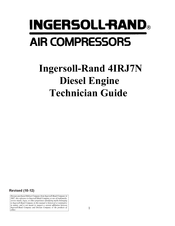 Ingersoll-Rand 4IRJ7N Technician Manual