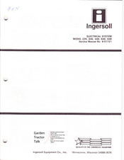 Ingersoll 646 Manual