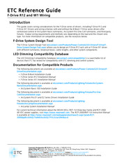 ETC F-Drive Series Reference Manual