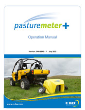C-Dax pasture meter+ Operation Manual