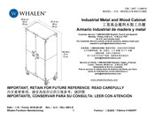 Whalen WSC72-MW Assembly Instructions Manual