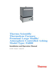 Thermo Scientific F6020C-60-80 Installation And Operation Manual