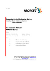 ISOMET RFA2121-1-12 Instruction Manual