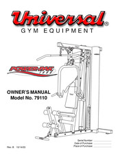 Universal 79110 Owner's Manual