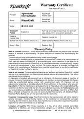 KISANKRAFT KK-IC-650D User Manual