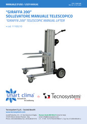 Tecnosystemi smart clima GIRAFFA 200 User Manual