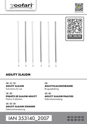 Zoofari AGILITY SLALOM Instructions For Use Manual