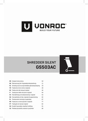 VONROC GS503AC Original Instructions Manual