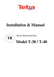 Teba therm T-40 Installation Manual
