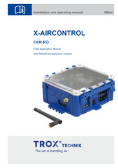 Trox Technik X-AIRCONTROL FAM-RD Installation And Operating Manual