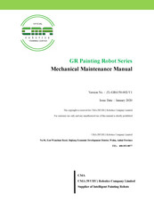 CMA Dishmachines GR6150 Maintenance Manual