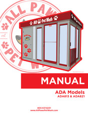 All Paws Pet Wash ADA813 Manual