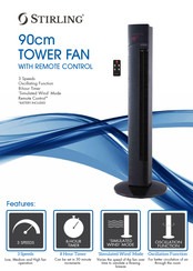 Stirling SFTF36B-LED Quick Start Manual