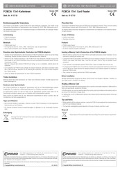 Conrad PCMCIA Operating Instructions