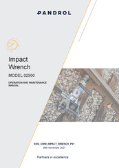PANDROL 02500 Operation And Maintenance Manual