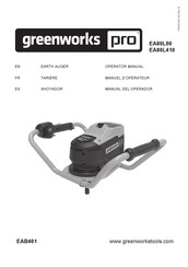 GreenWorks Pro EAB402 Operator's Manual