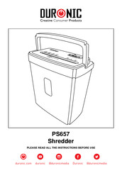 Duronic PS657 Manual