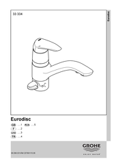 Grohe Eurodisc 33 334 Manual