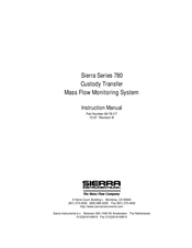 Sierra 780 Series Instruction Manual