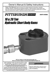 Pittsburgh Automotive 95980 Owner's Manual & Safety Instructions