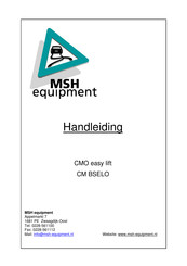MSH equipment EASY LIFT 3000 Manual