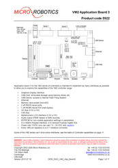 MICRO ROBOTICS 5922 Instructions Manual