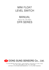 DONG SUNG SENSORS DFR Series Manual
